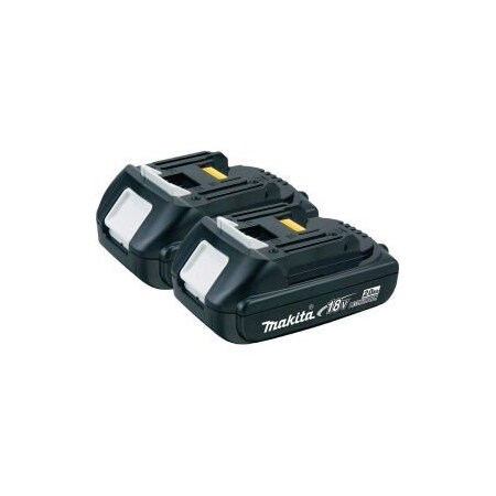 Makita Makita BL1820B2 18V LiIon LXT Battery 2Ah Compact 2Pk BL1820B-2